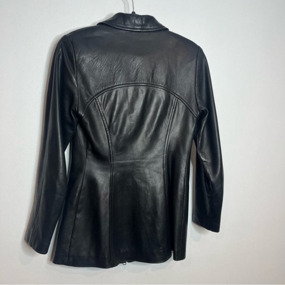 Danier Black Leather Jacket - Picture 7 of 16